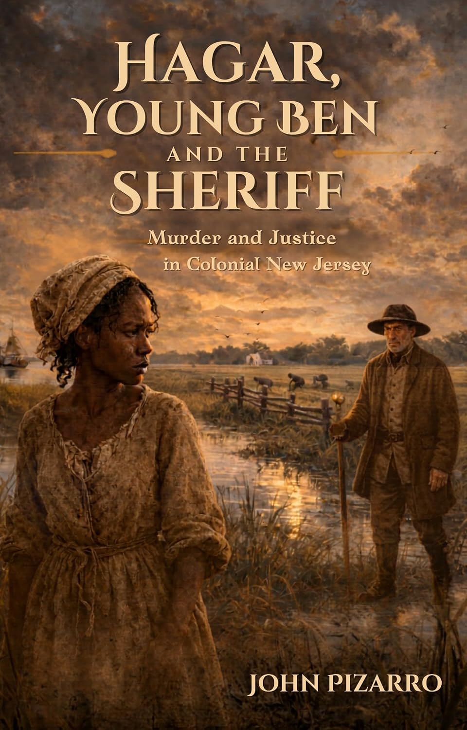Cover of Hagar, Young Ben, and the Sheriff: Murder and Justice in Colonial New Jersey by John Pizarro